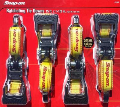 Snap-on Ratcheting Tie Downs Recalled