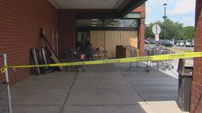 Vehicle crashes in Springfield Schnucks, 1 arrested