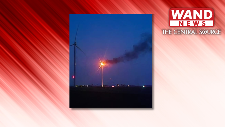 Wind turbine fire