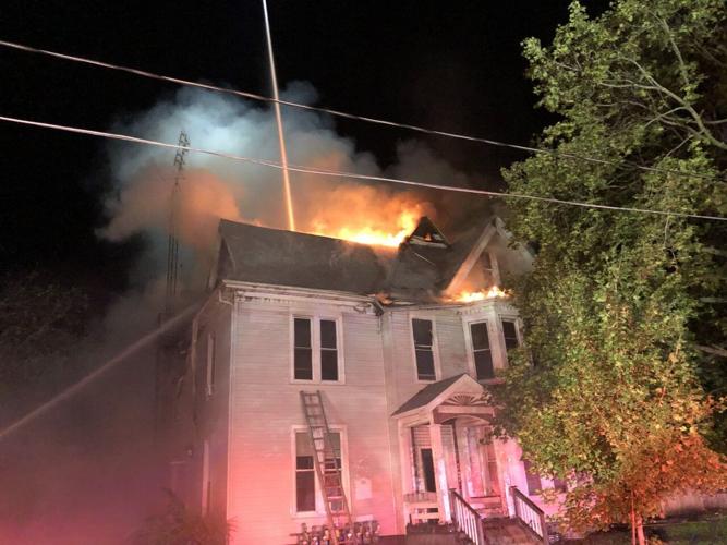 West Market Bloomington fire 1