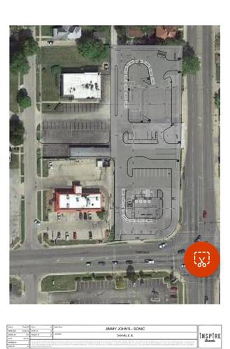 Sonic and Jimmy John's Danville Overlay