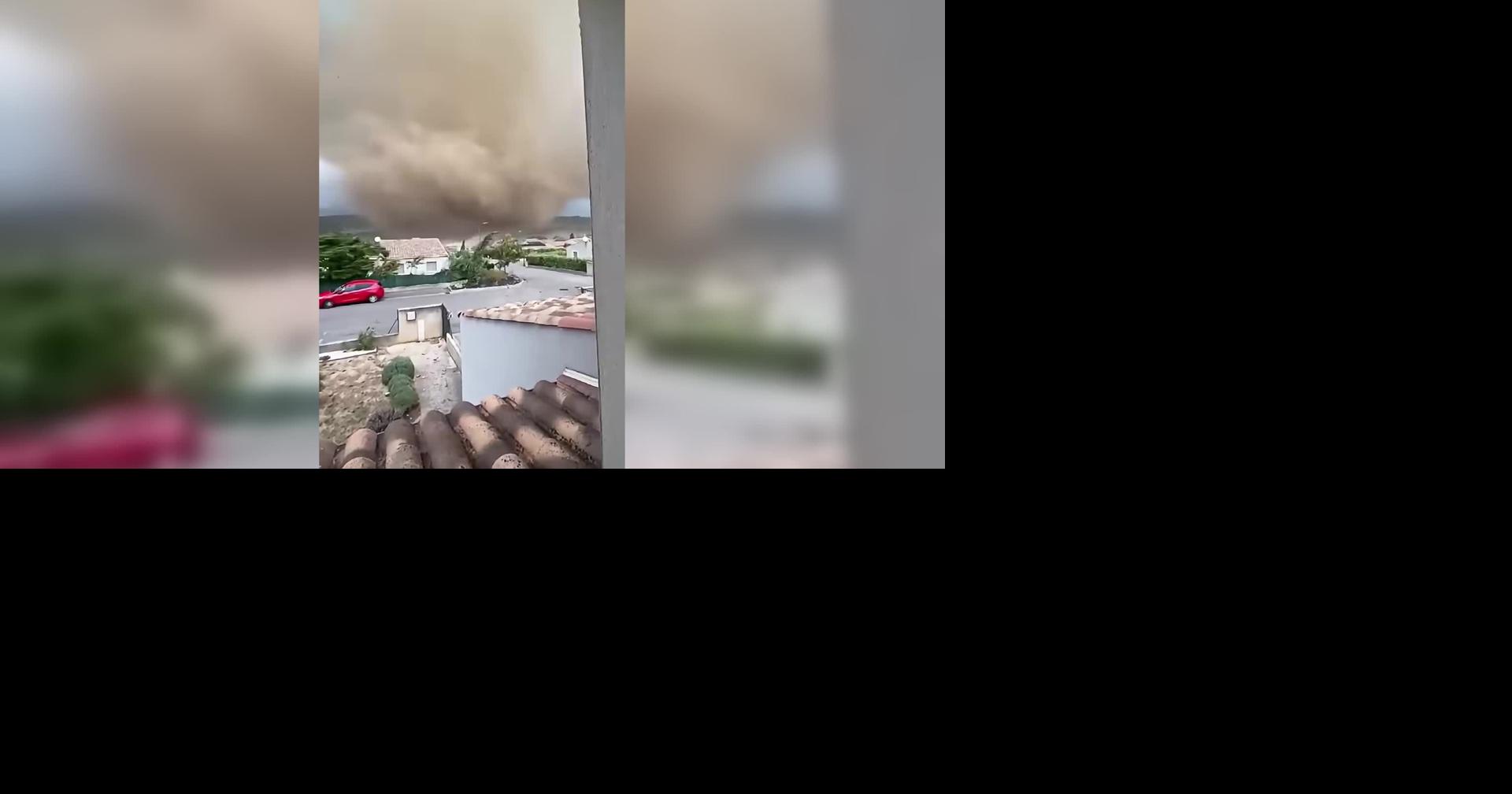 WATCH: Rare Tornado Strikes French Village Leaving Path Of Destruction ...