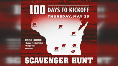 100 Days To Kickoff Scavenger Hunt