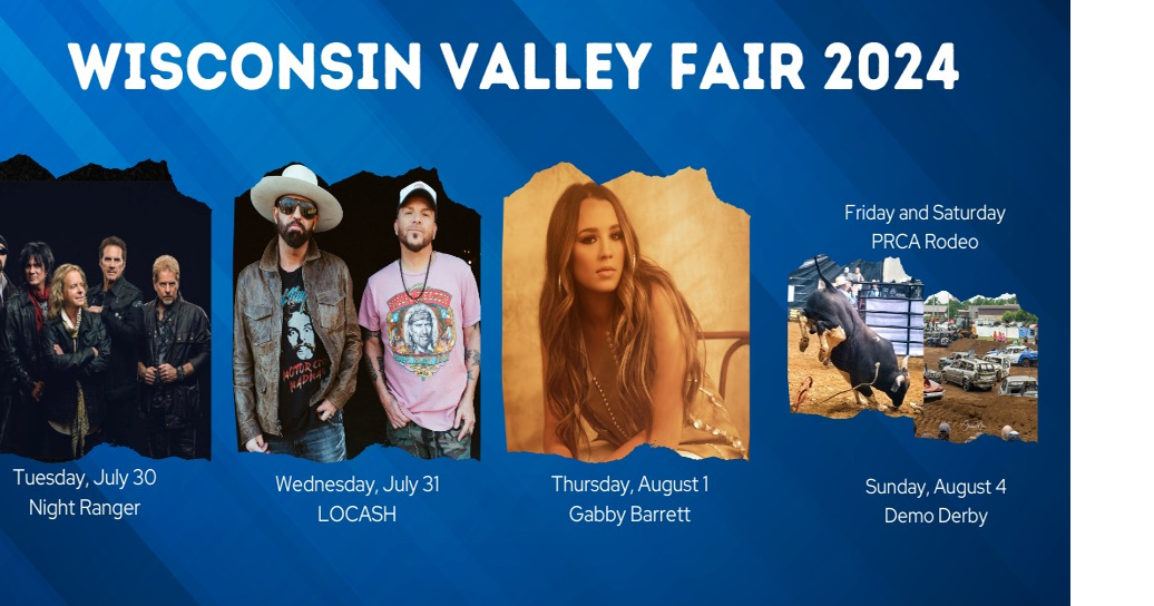 Wisconsin Valley Fair 2024 entertainment lineup announced News