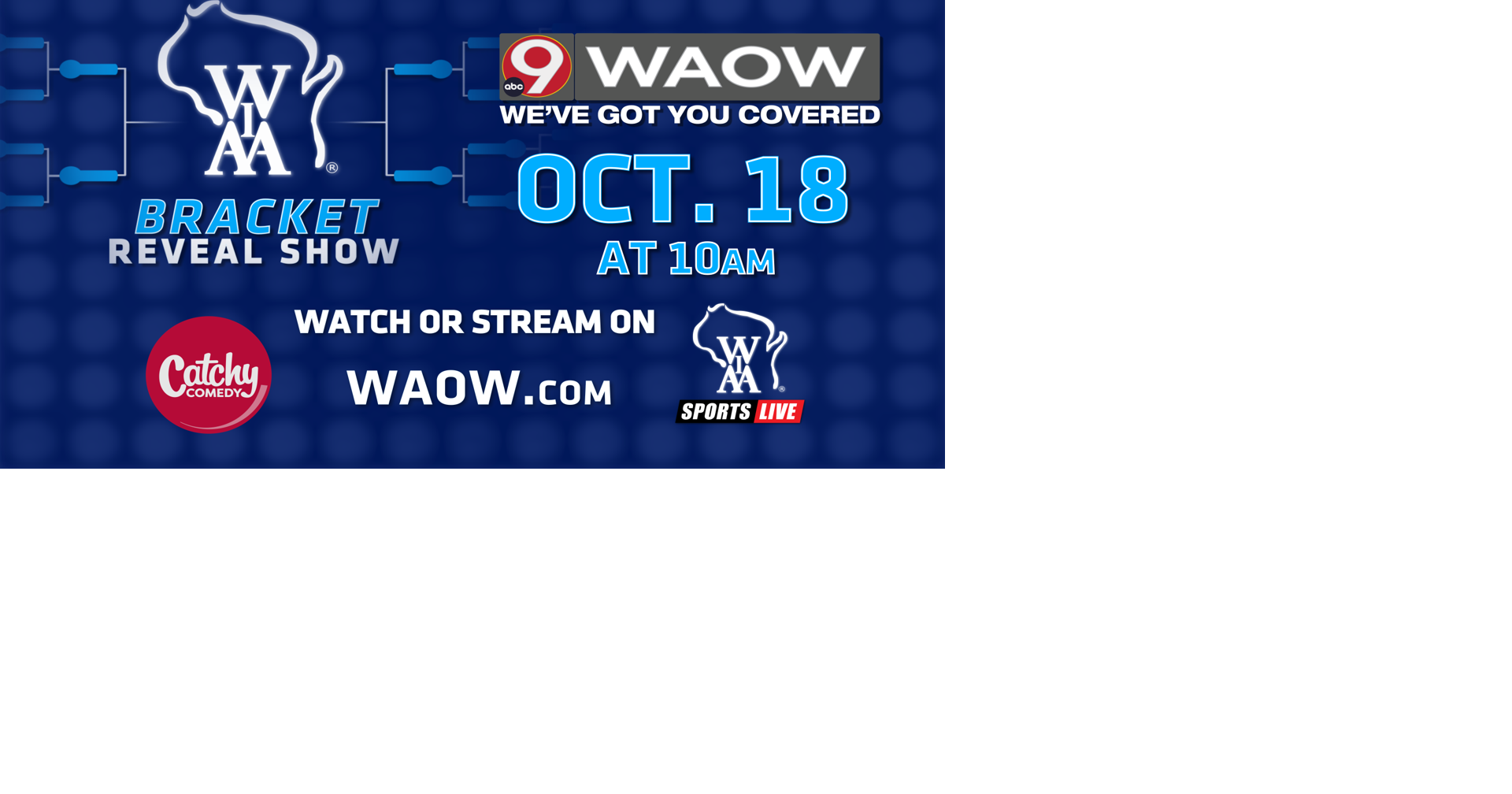 WATCH HERE: WIAA Football Playoff Bracket Reveal Show | Watch Live | waow.com