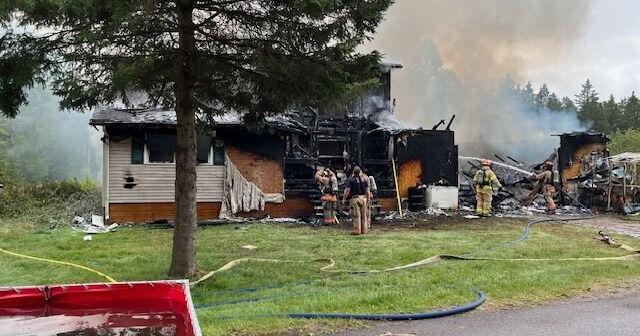 House a total loss after fire Thursday morning in Merrill | News | waow.com