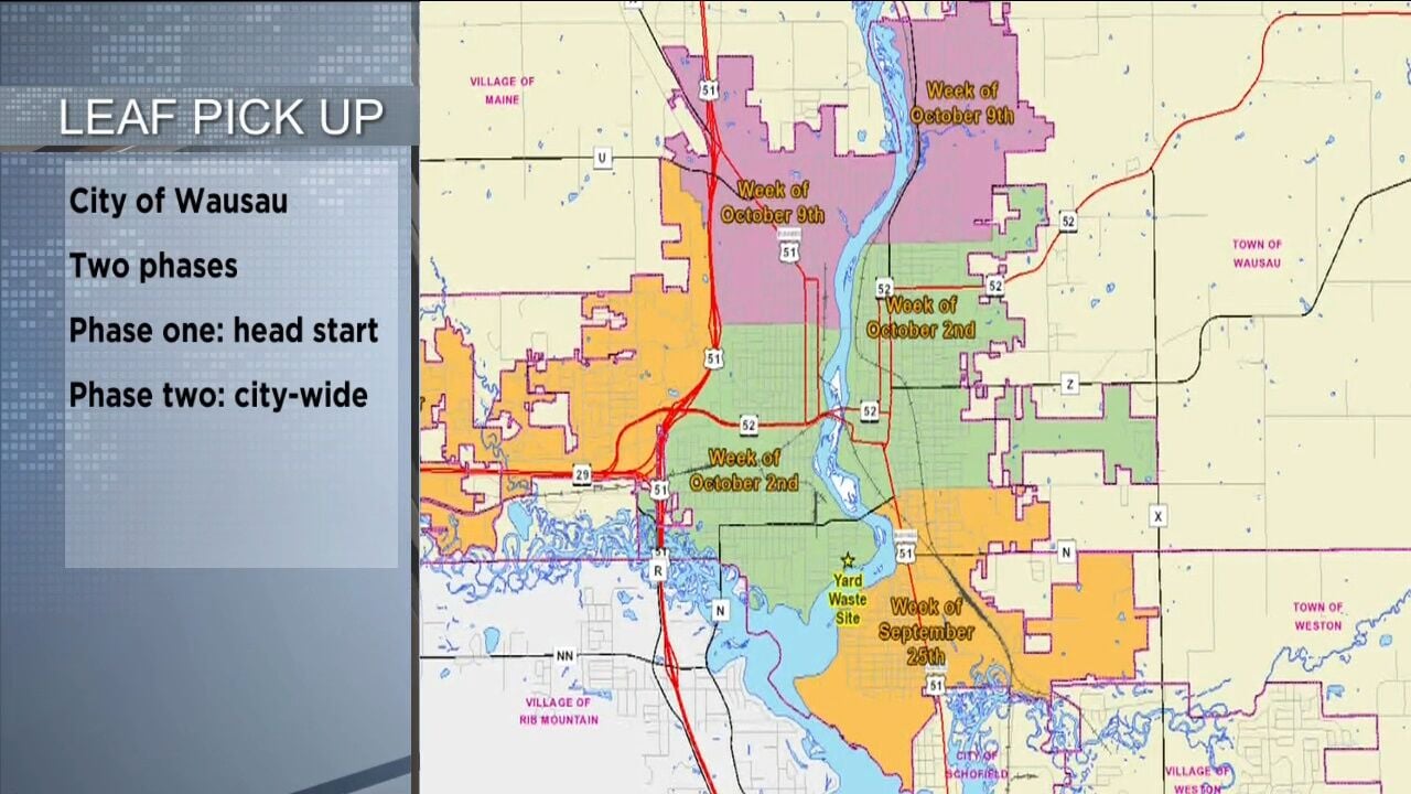 Map of Wausau Area