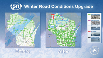 Wisdot Road Conditions Map Wisdot Improves Winter Road Conditions Map | Wisconsin News | Waow.com