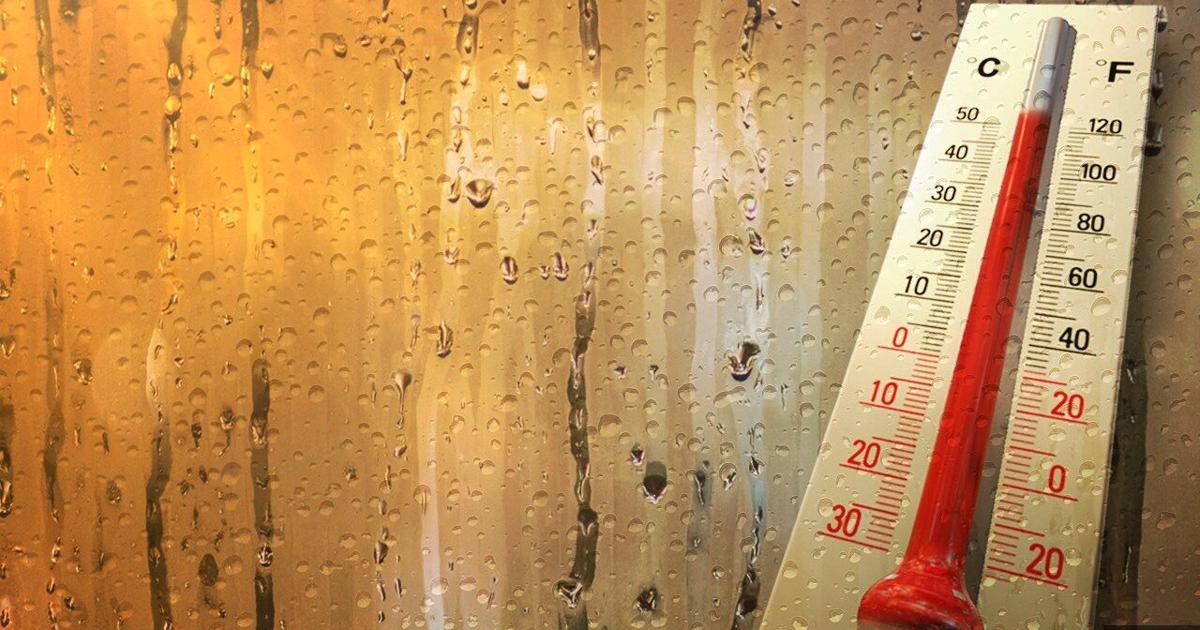 Hot weather continues. Dry until late week
