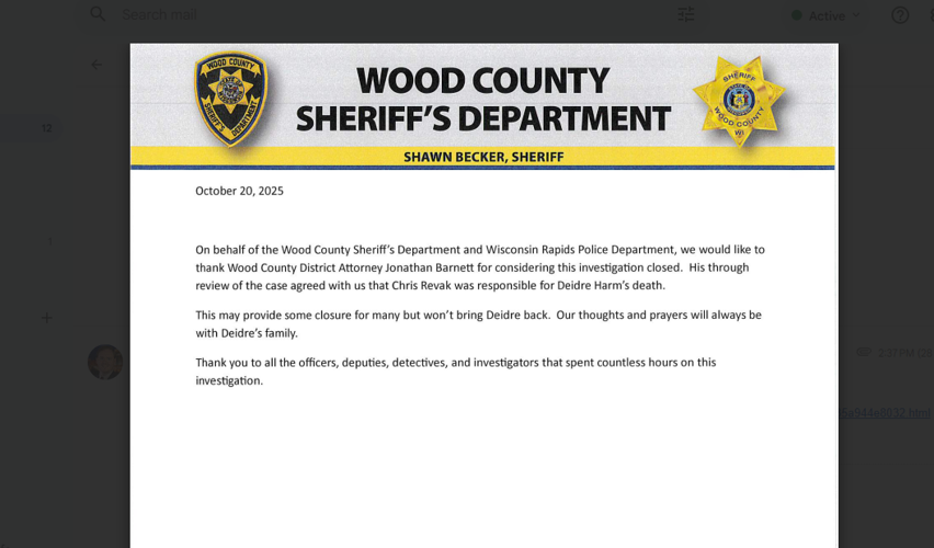 Wood County District Attorney names man responsible for 2006 murder ...