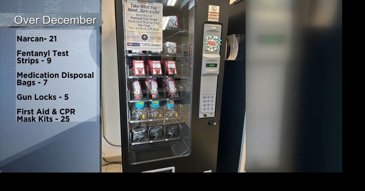Taylor County public health machines provide fentanyl testing strips ...