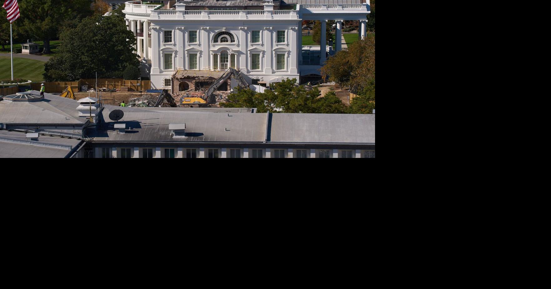 Photos show entirety of East Wing, including its colonnade, torn down | News | waow.com