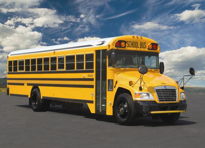 top of school bus