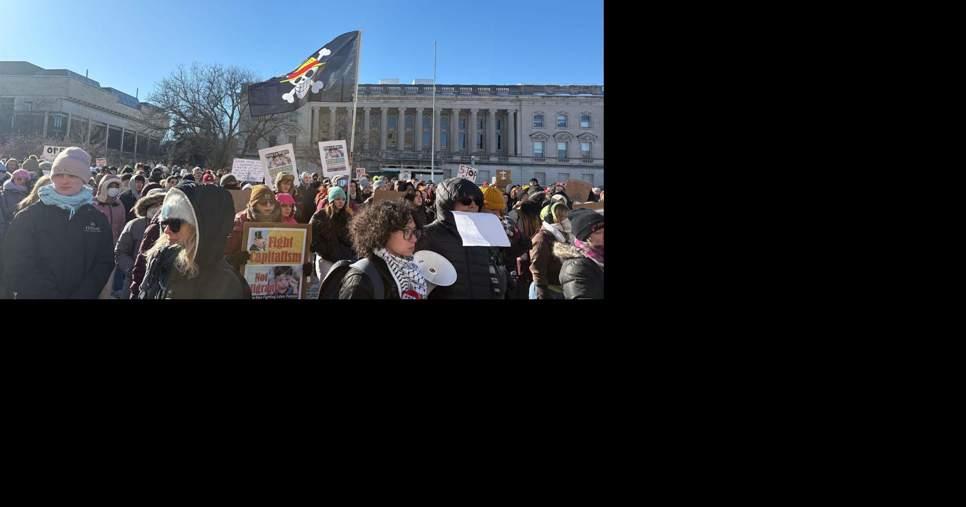 Madison rally protests ICE actions, calls for nationwide movement ...