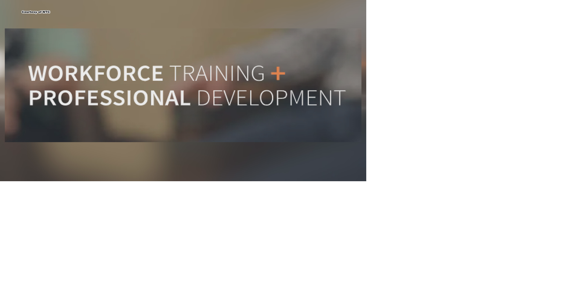 NTC's Workforce Training and Professional Development receives national recognition