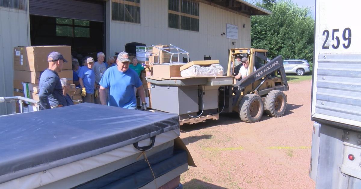 Area non-profit loads truckload of medical supplies for Ukraine, other countries