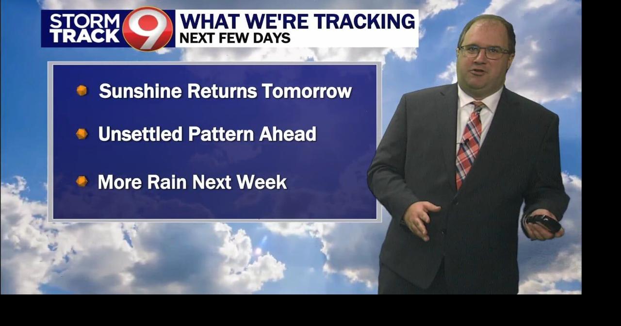 Unsettled Weather Pattern Ahead Forecast Central