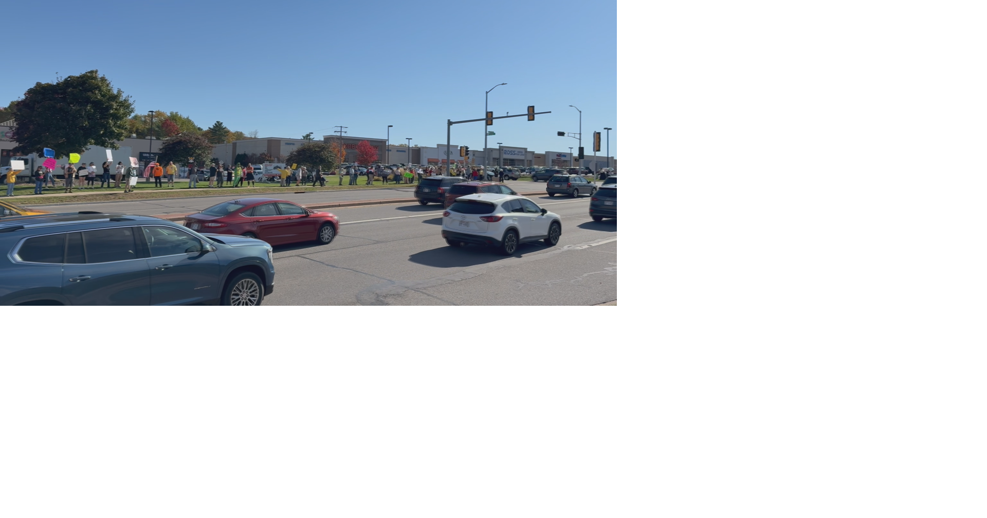 More than a dozen 'No Kings' protest take place across north-central Wisconsin