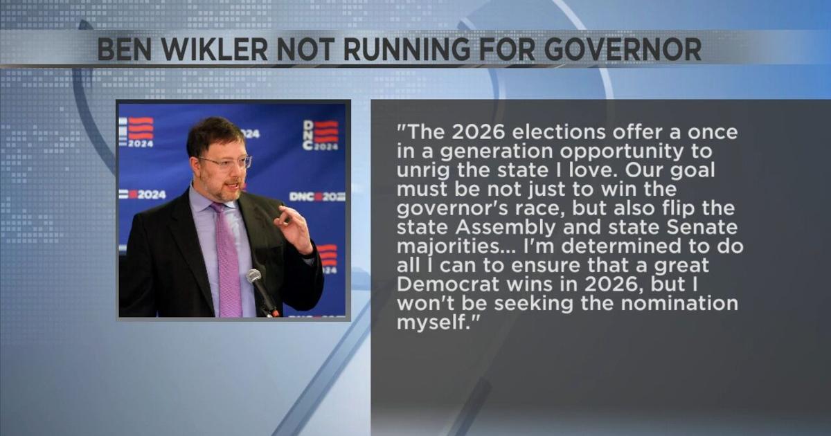 Wikler Ben Wikler steps back from 2026 Wisconsin governor race, focuses on ...
