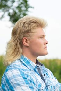 Gotta support the hawk 😂 🔥 #funny #baseballgirlfriend #baseballplaye, Modern  Mullet