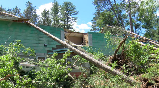 Northwoods Hit By Powerful Storm Damaging Homes, Vehicles, And Boats 