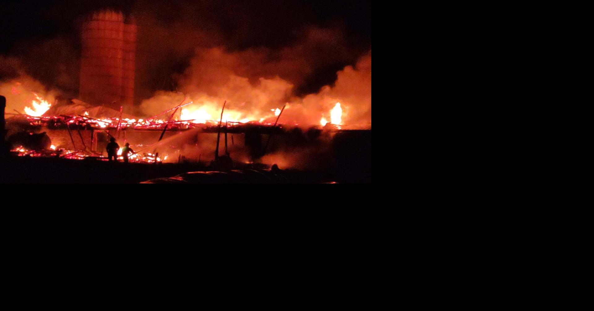 UPDATE: Early morning blaze destroys Marathon County barn | Top Stories ...