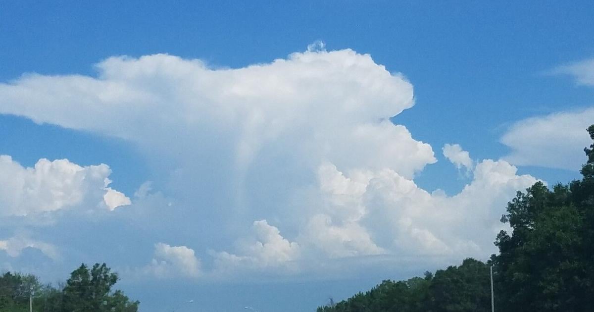 Still warm today with isolated storms