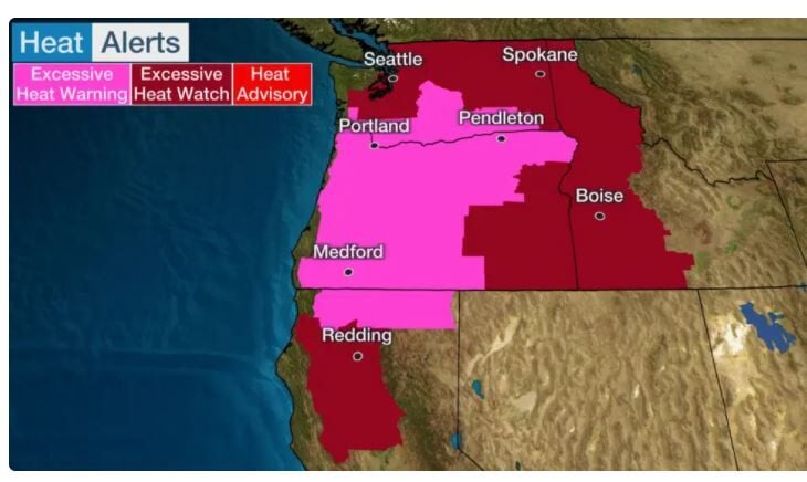 Will The Heatwave in the Pacific Northwest Spread Here? | Weather Blog ...