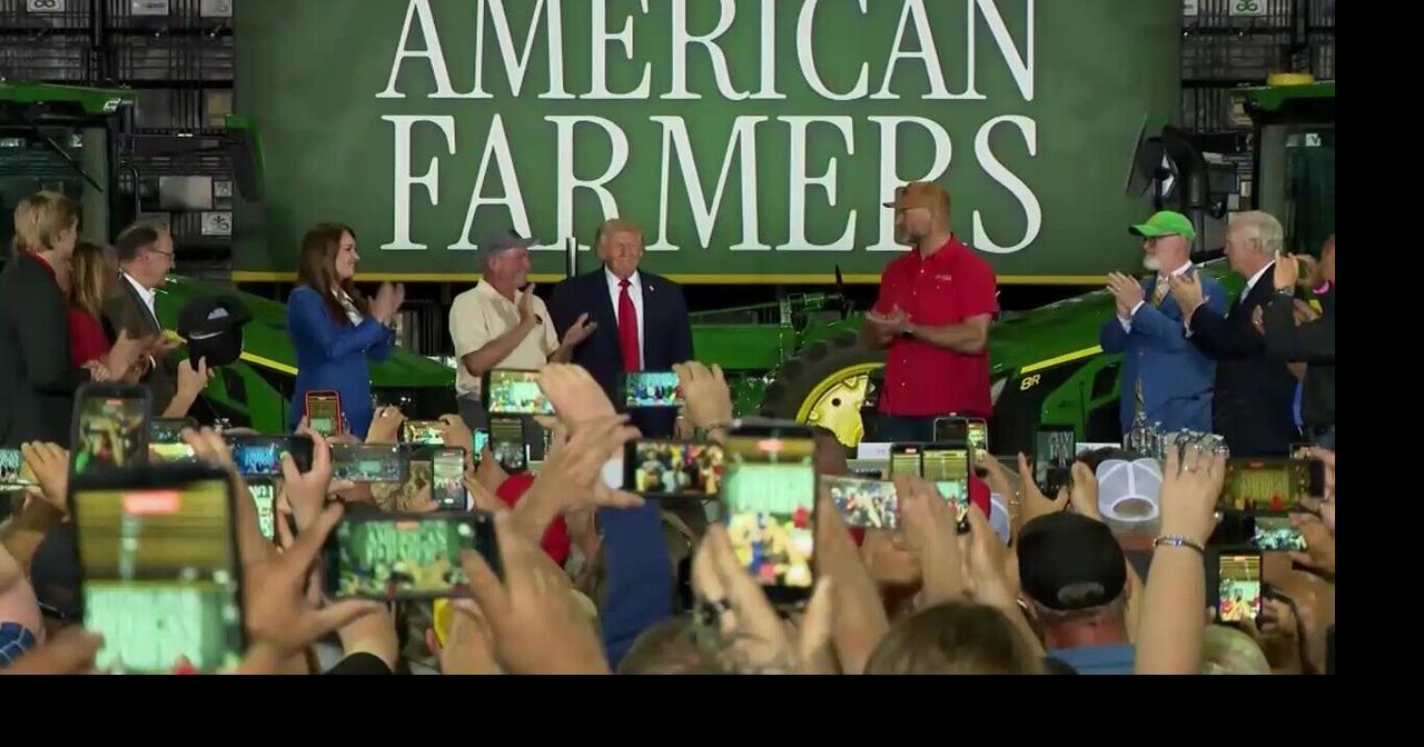 First sitting president to visit Chippewa Valley in 22 years talks jobs, Iran War, border security, more