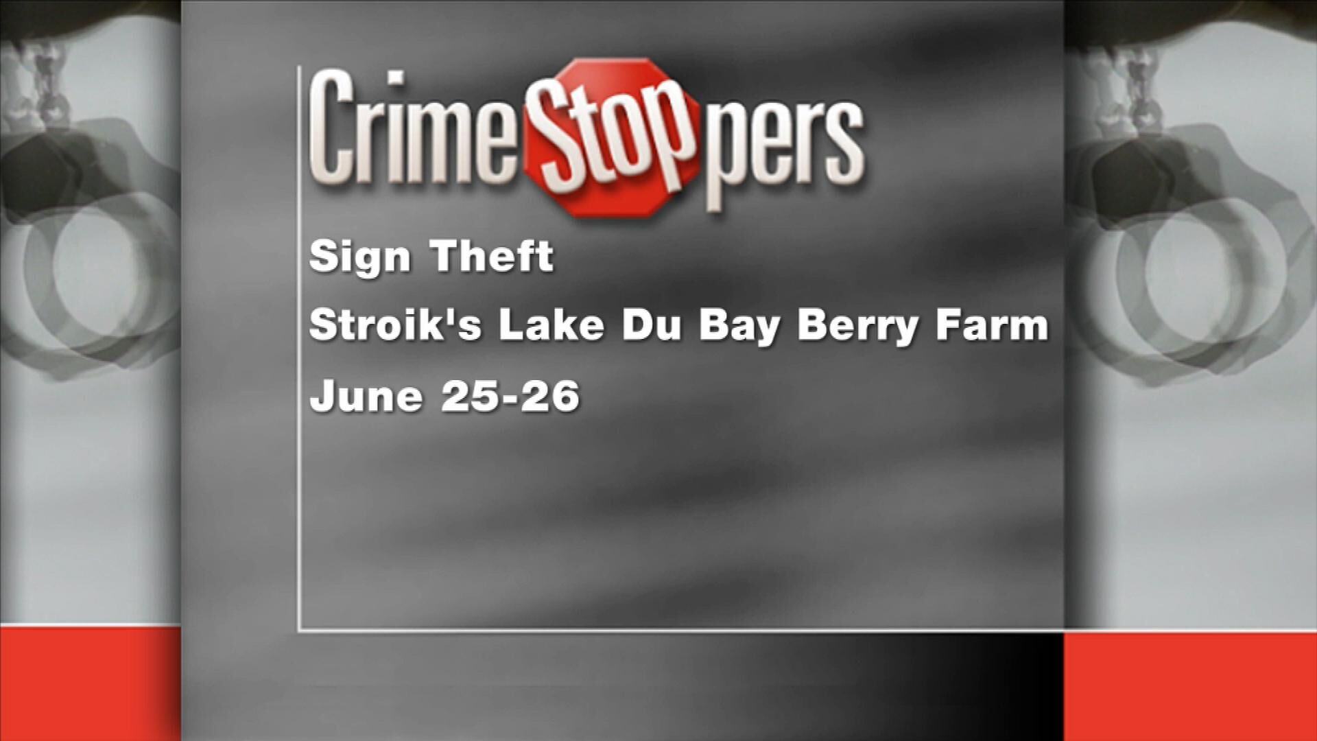 Marathon Co. Crime Stoppers: Theft | Crime Stoppers | Waow.com