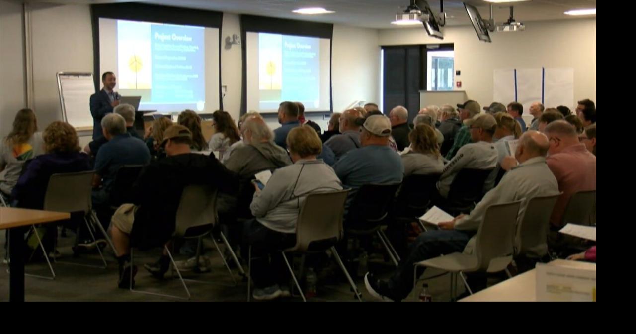 Marathon County wind farm forum turns tense as residents demand open public comment