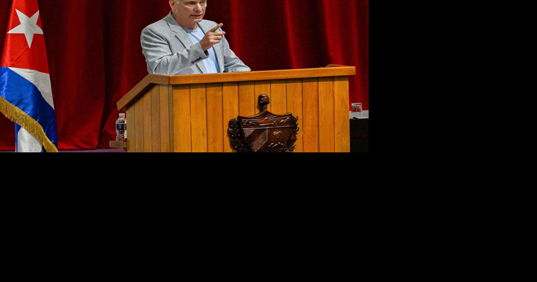 Cuba’s president warns of ‘bloodbath’ if US takes military action