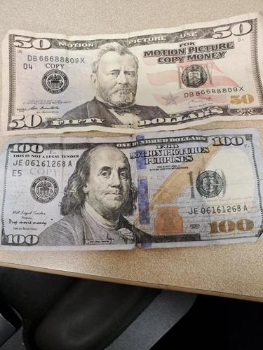 For motion picture' was written on fake $50 bill found in Marysville