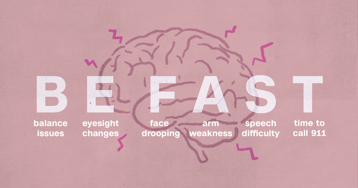 B Fast How to recognize signs of a stroke with the acronym BE FAST | News ...
