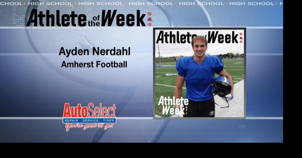 Athlete of the Week: Ayden Nerdahl, Amherst Falcons seeking new highs ...
