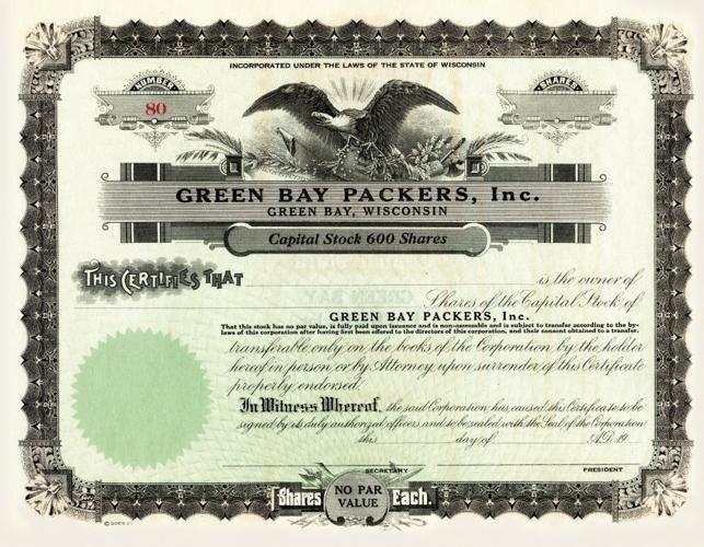 Packers stock over the years