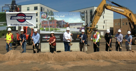Stevens Point city hall construction begins with nod to city's historic past