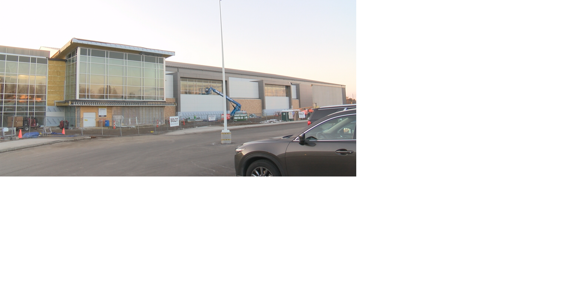 D.C. Everest's new athletic facility construction on track, aims to be