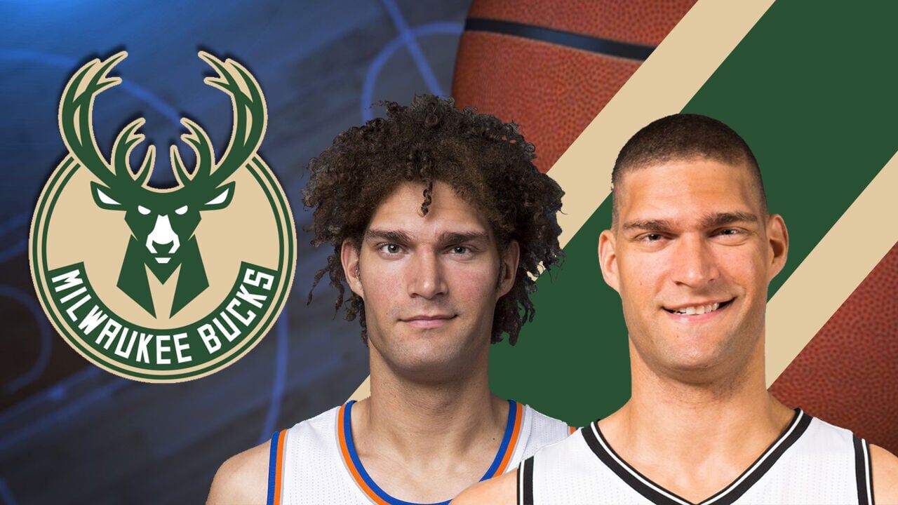Brook and Robin Lopez reunited on the Bucks is a dream for their