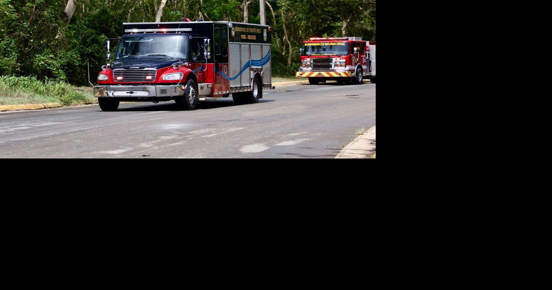 Cierran carreteras PR-53 y la salida de la 7707 en Guayama debido a fuego forestal