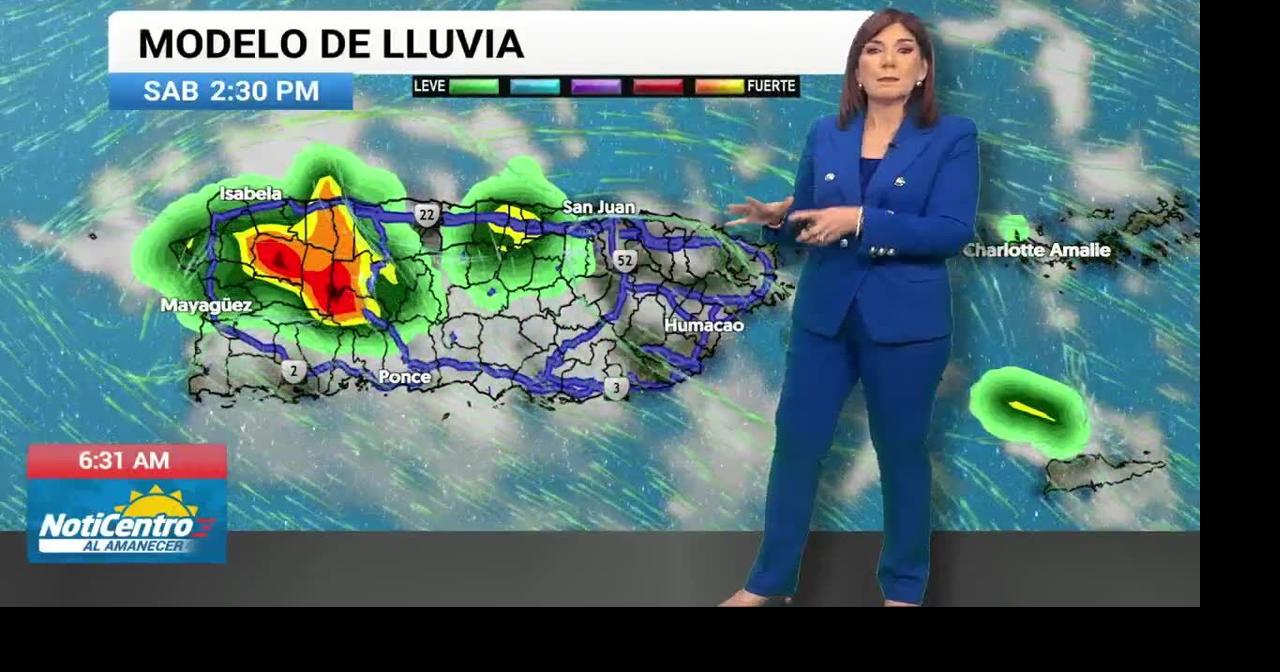 Tardes lluviosas y polvo del Sahara dominarán el fin de semana en Puerto Rico