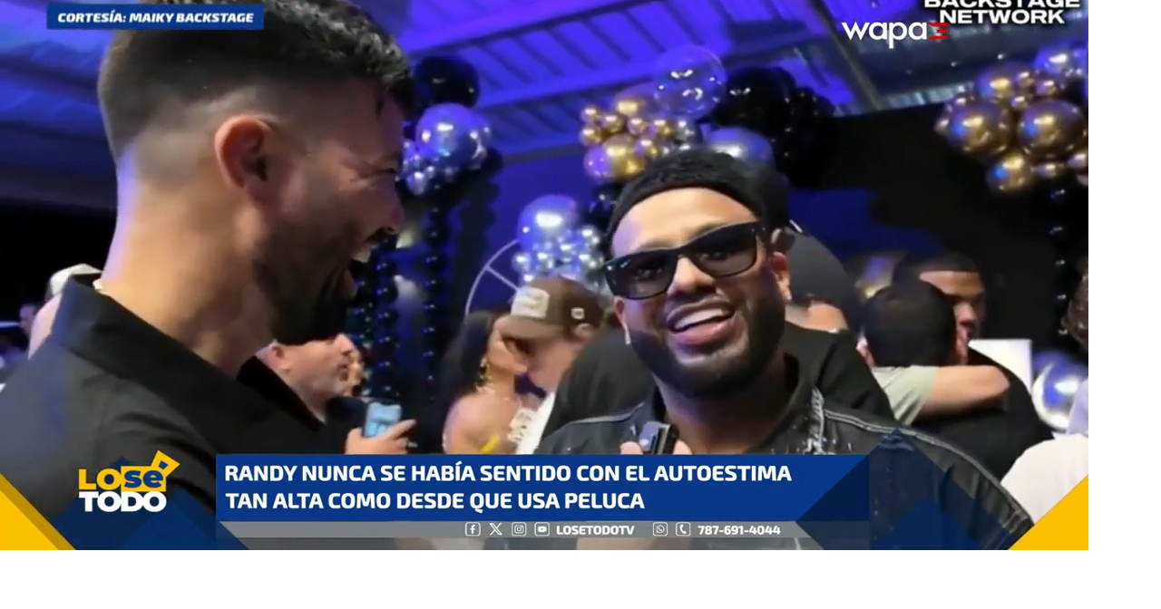 Con autoestima alta Randy desde que usa peluca | Lo Sé Todo | wapa.tv