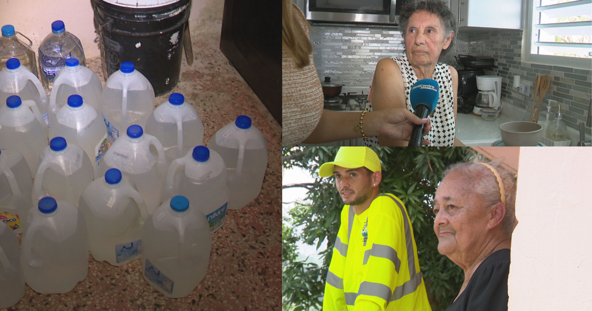 Adultos mayores en Trujillo Alto desesperados por más de una semana sin agua potable