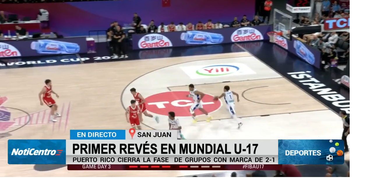 Puerto Rico cae ante Turquía 98-77 y avanza a octavos del Mundial Sub-17