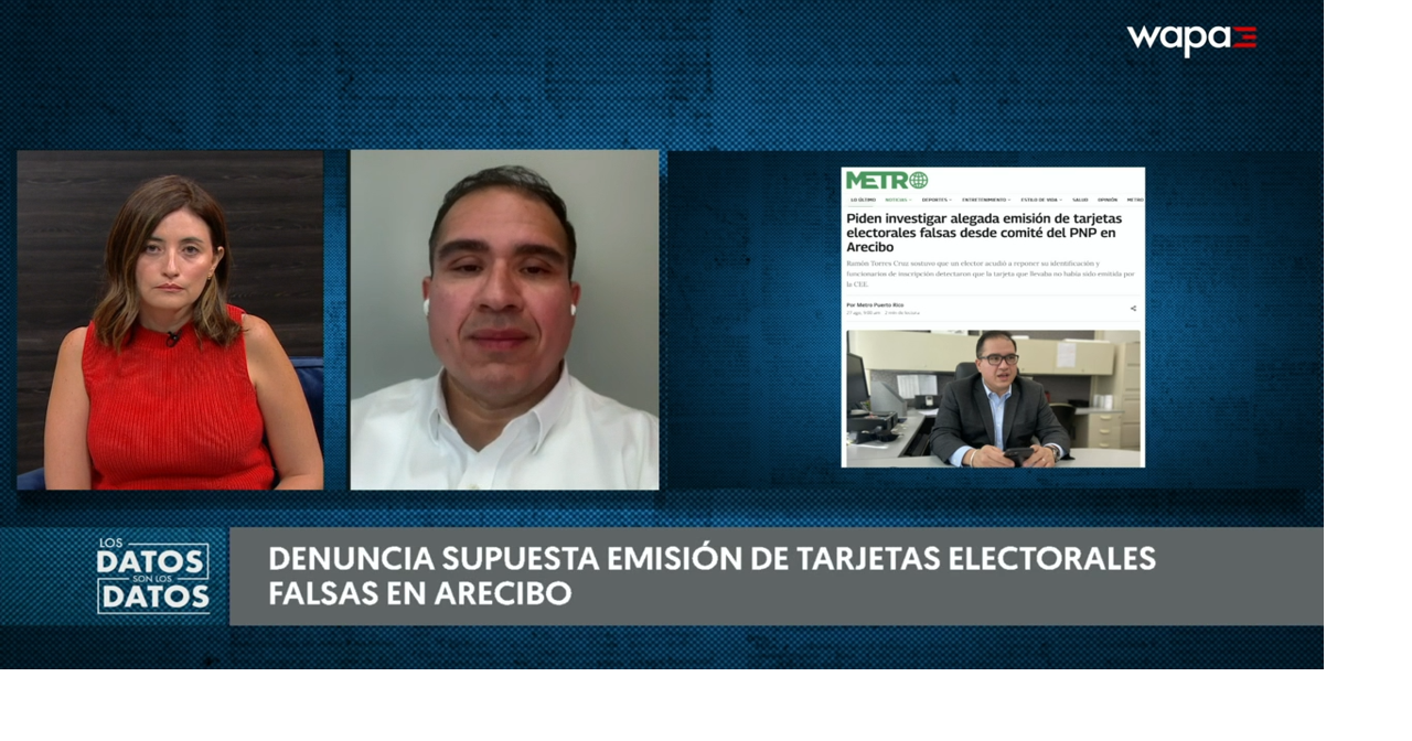 Denuncian emisión de tarjetas electorales falsas en comité del PNP en Arecibo
