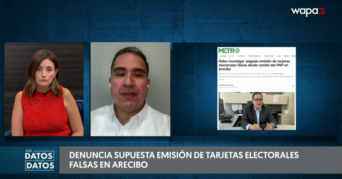 Denuncian emisión de tarjetas electorales falsas en comité del PNP en Arecibo
