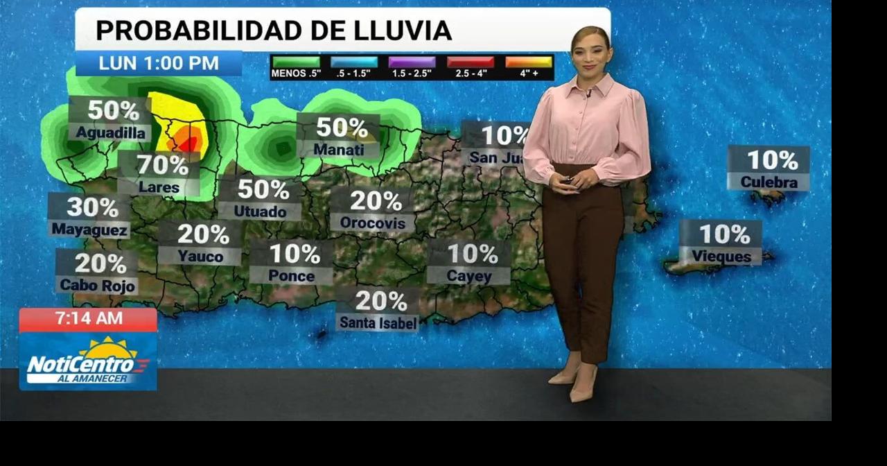 Tu Tiempo: aumenta humedad para hoy, riesgo de inundaciones en el noroeste