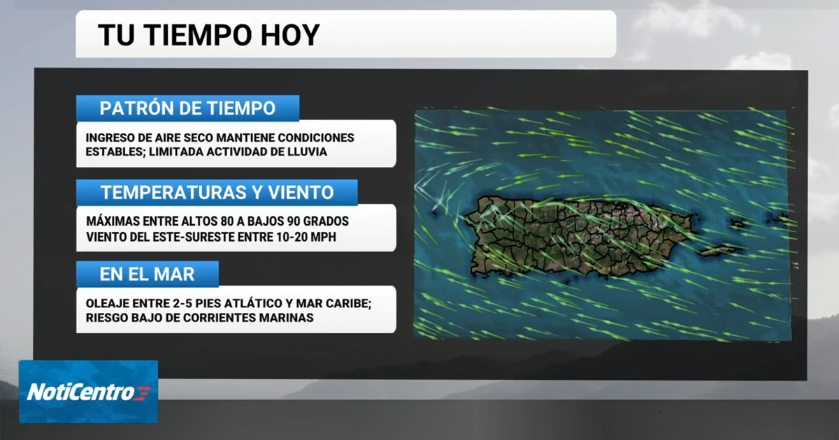 Polvo del Sahara provoca calor, cielos brumosos y deterioro en calidad del aire en Puerto Rico