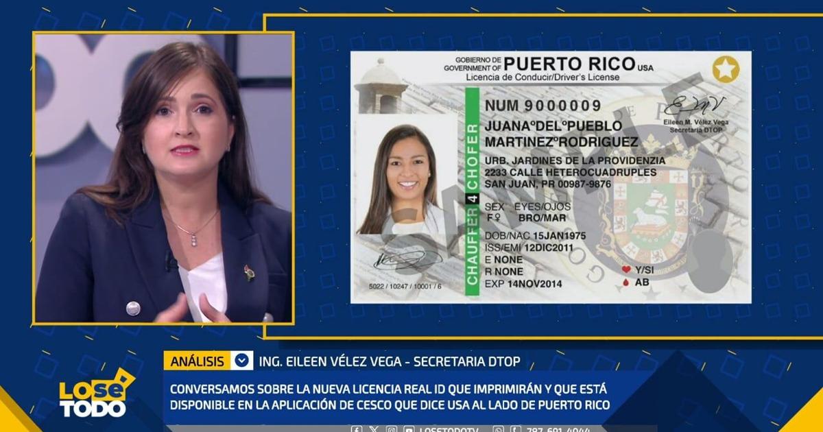 Puerto Rico Driver Licencia de conducir de Puerto Rico incluye a Estados Unidos | Lo Sé ...