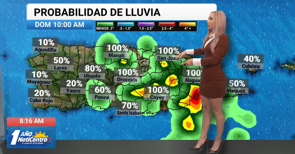 Vaguada mantiene condiciones inestables en Puerto Rico con riesgo de inundaciones hasta el jueves